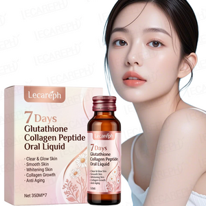 L&iacute;quido oral de p&eacute;ptido de glutati&oacute;n rosa, bebida de col&aacute;geno con glutati&oacute;n para aclarar la piel y brillar durante 7 d&iacute;as